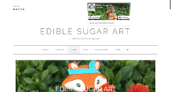 Desktop Screenshot of ediblesugarart.com