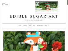 Tablet Screenshot of ediblesugarart.com